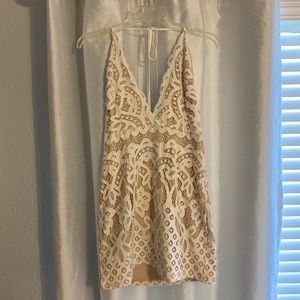 White lace Tobi Dress NWT